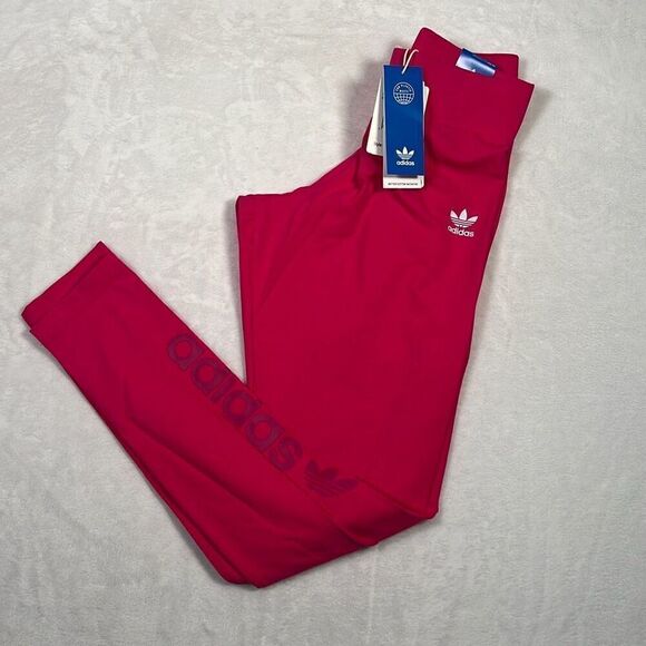 ADIDAS ORIGINALS ESSENTIAL tight fit mid rise  EVERYDAY LEGGINGS NWT Women small - Picture 1 of 8